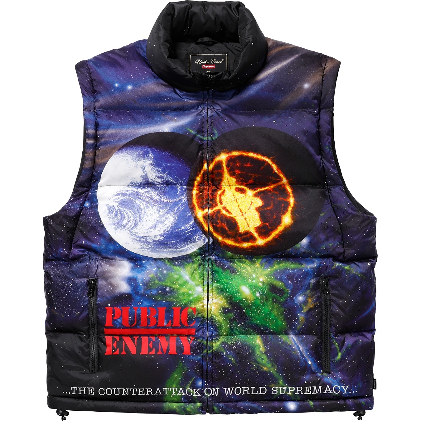 Supreme®/UNDERCOVER/Public Enemy Puffy Jacket view 3